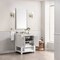 James Martin Vanities Breckenridge 30in Single Vanity, Bright White w/ 3 CM Ethereal Noctis Top 330-V30-BW-3ENC - alternate 4